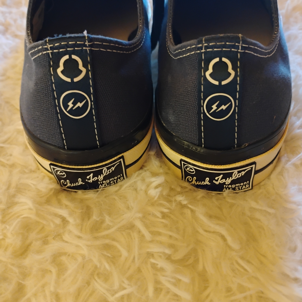 Moncler Blue High-Top Sneakers - Picture 3 of 16